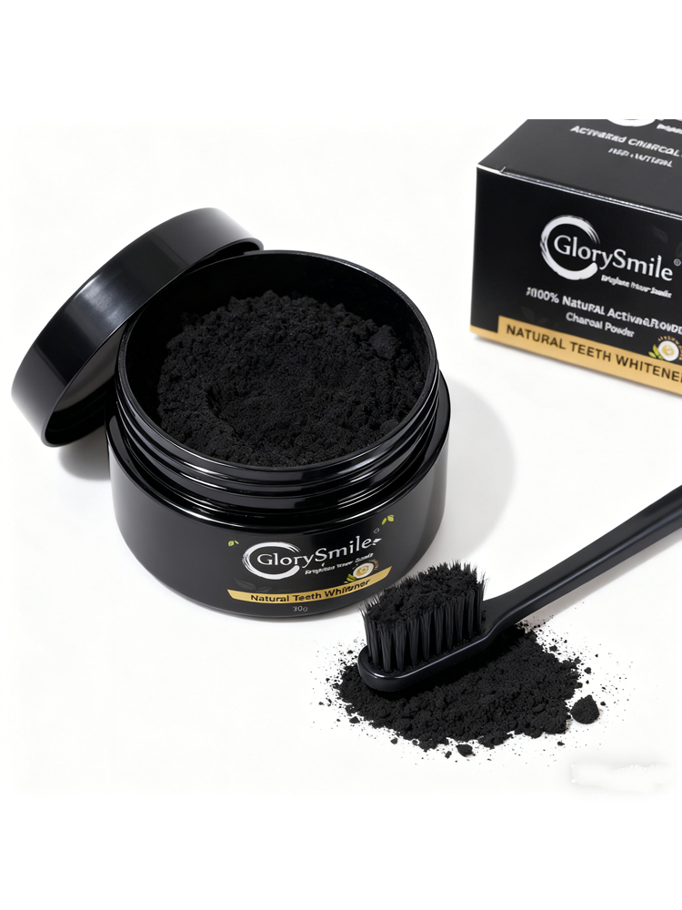 Activated Charcoal Powder - Glorysmile Aktywowany węgiel drzewny w proszku