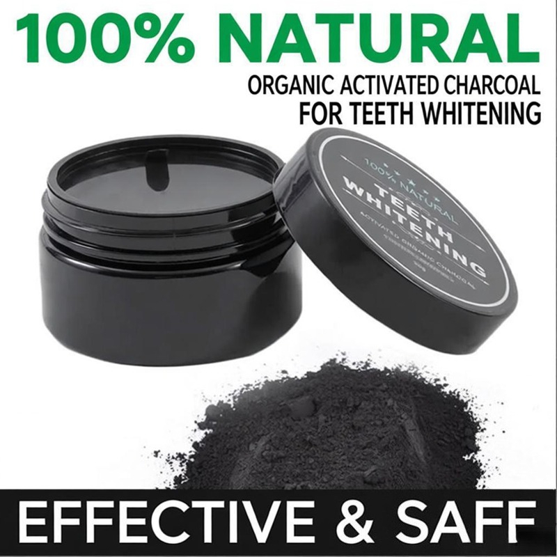 Activated Charcoal Powder - Naturalny proszek do wybielania zębów z