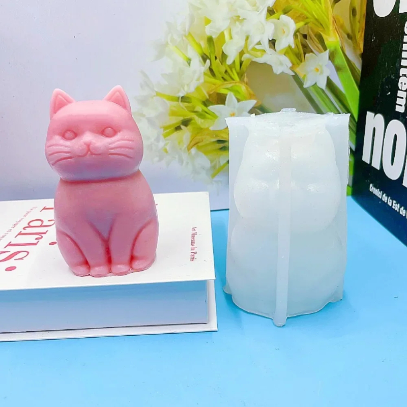 Soap Making Animal Fat - Forma silikonowa 3D w kształcie grubego
