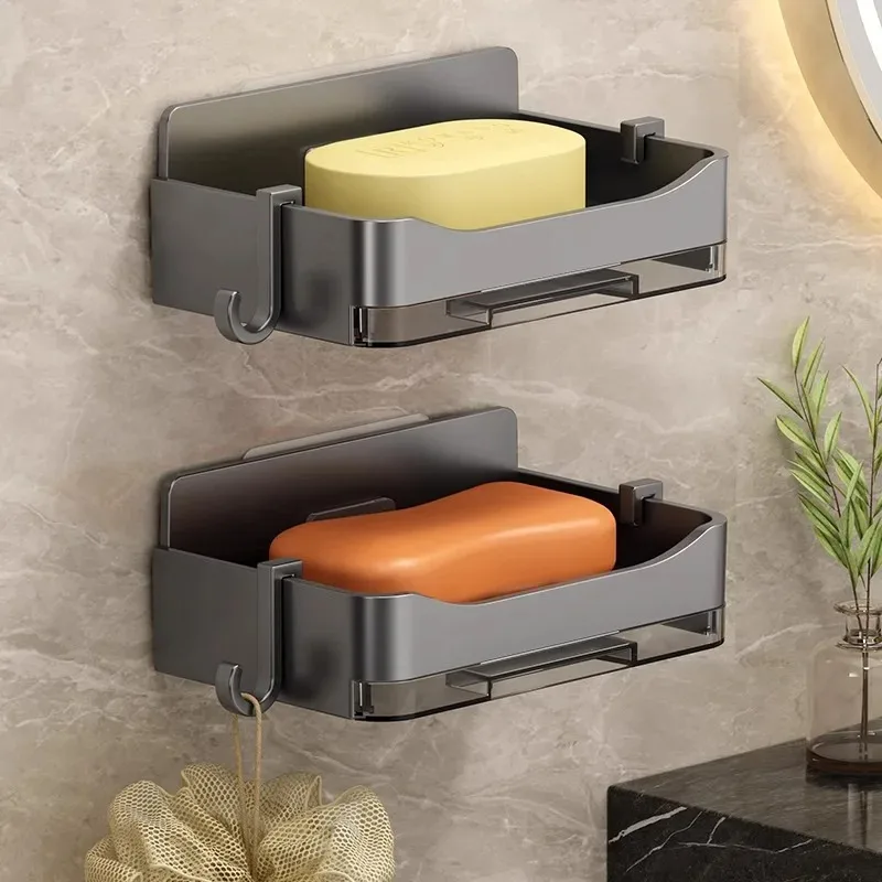 Soap Dish Draining - 1 szt. Ścienny pojemnik na mydło