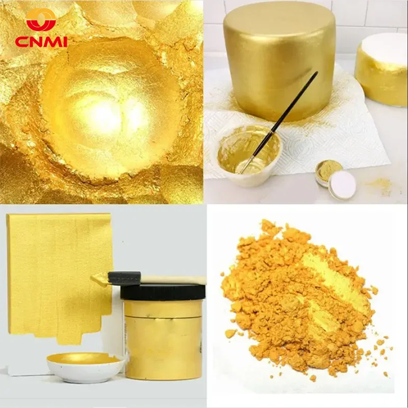 Oxide Pigment Soap - 30g Satin Gold Mica Mineral Handmade