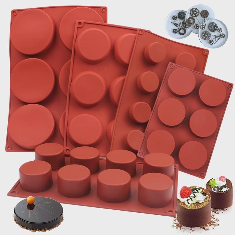 Soap Making Kit For Beginners - Okrągła silikonowa forma do mydła DIY,