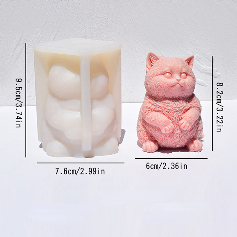 Forma silikonowa 3D na świecę  – Soap Making Animal Fat recenzja i cena
