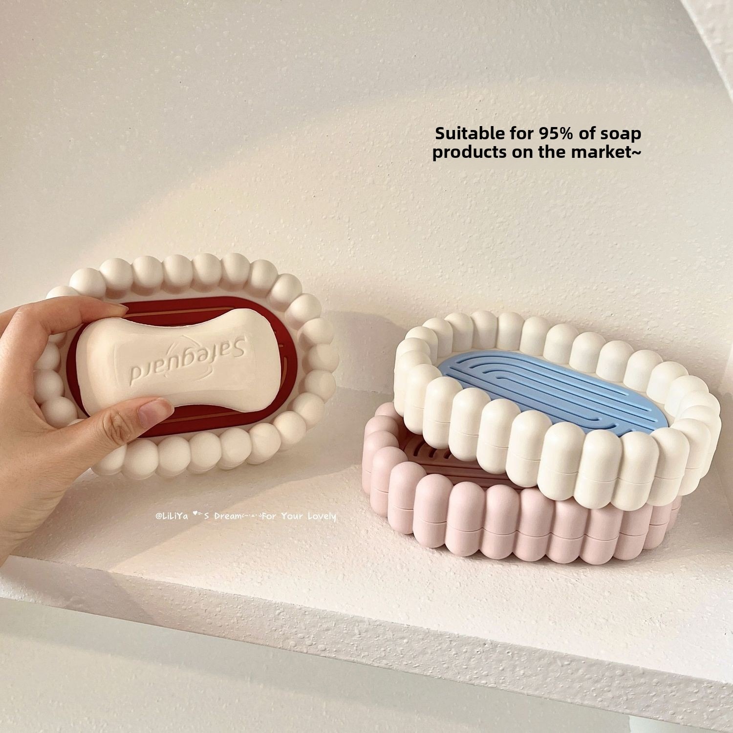 Plastikowa mydelniczka do łazi – Soap Dish Draining recenzja i cena