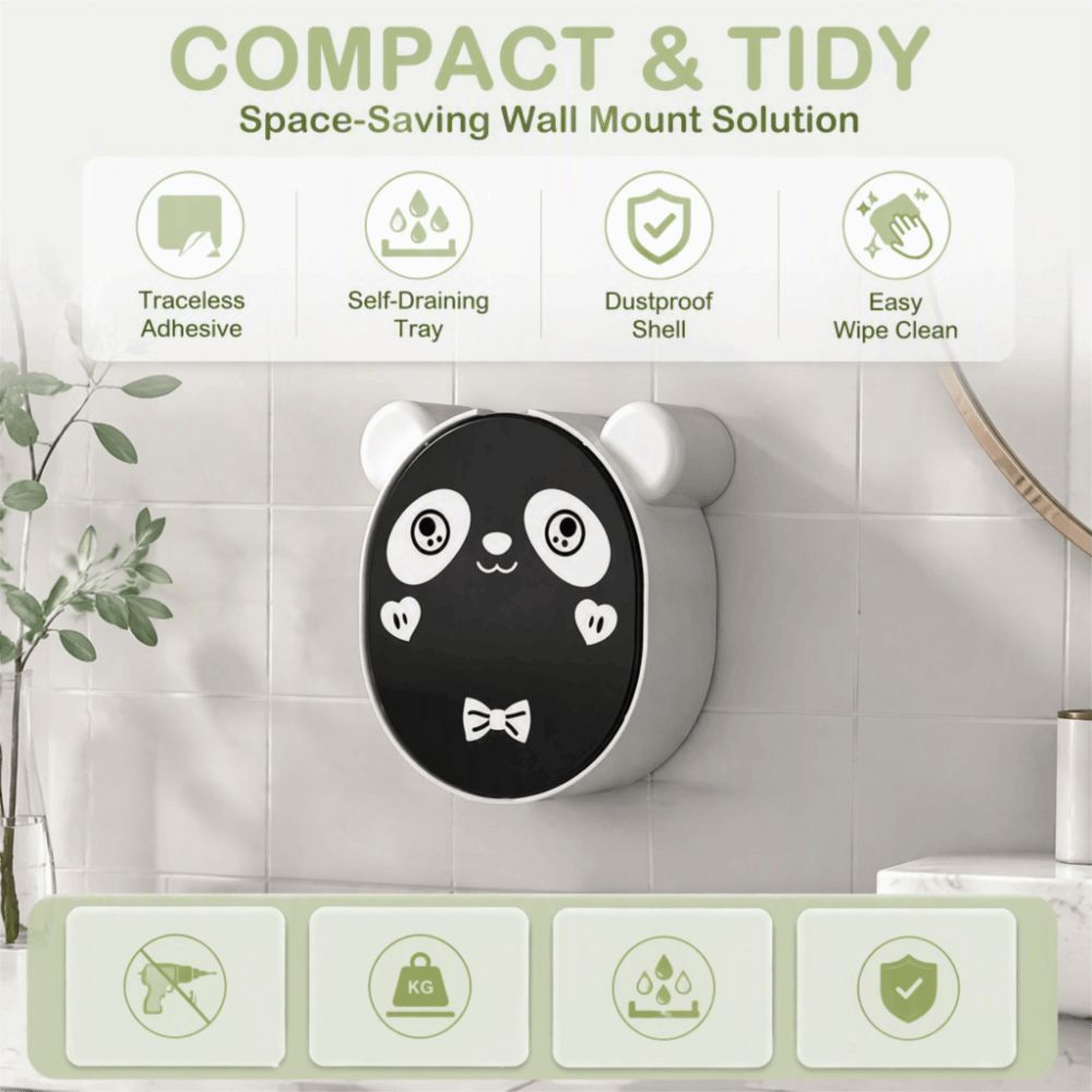 Plastikowa mydelniczka, czarna – Soap Dish Draining recenzja i cena