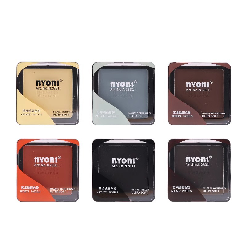 NYONI 6 kolorów DRY WET Sketch – Activated Charcoal Powder recenzja i cena