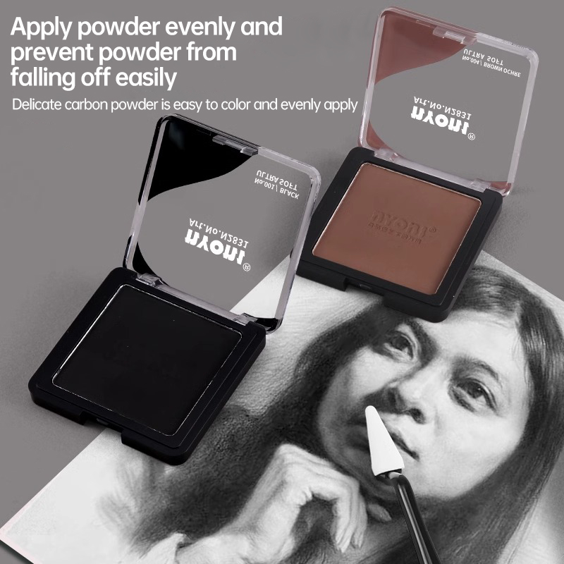 NYONI 6 kolorów DRY WET Sketch – Activated Charcoal Powder recenzja i cena