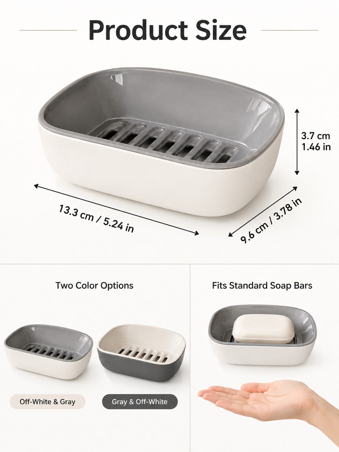 Podwójny uchwyt na mydło, domo – Soap Dish Draining recenzja i cena