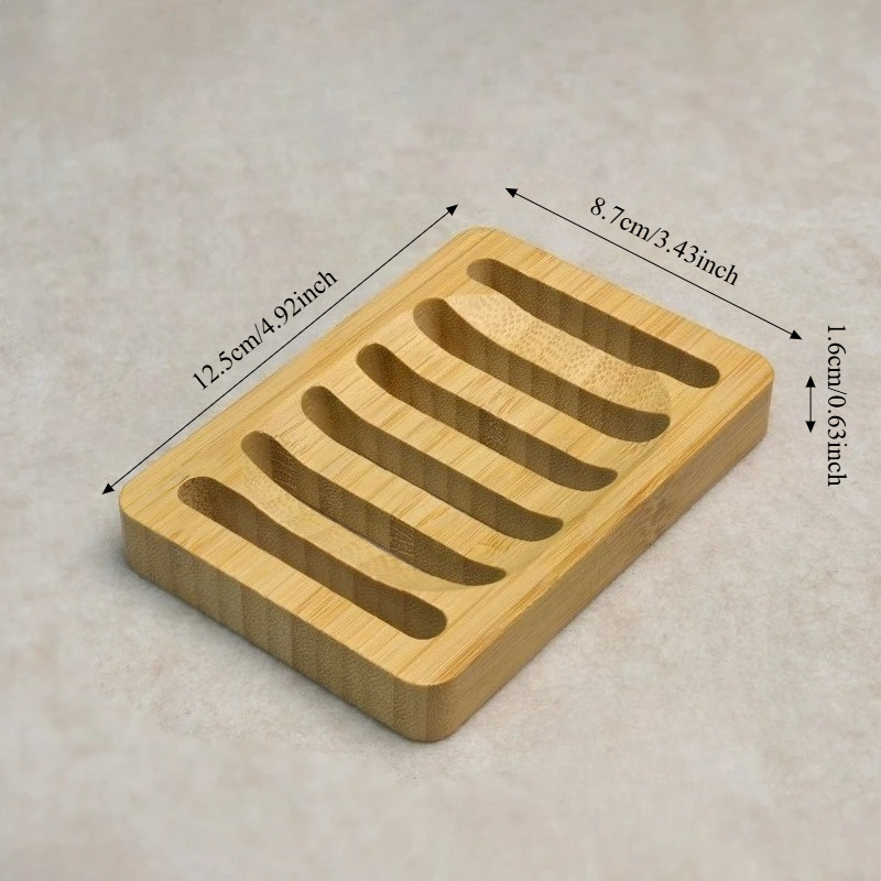2 szt. Bambusowa Taca na Mydło – Soap Dish Draining recenzja i cena