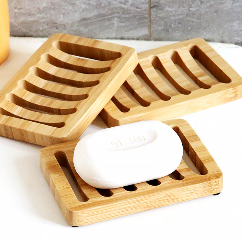 2 szt. Bambusowa Taca na Mydło – Soap Dish Draining recenzja i cena