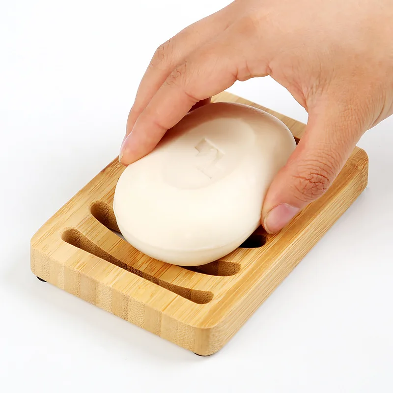 2 szt. Bambusowa Taca na Mydło – Soap Dish Draining recenzja i cena