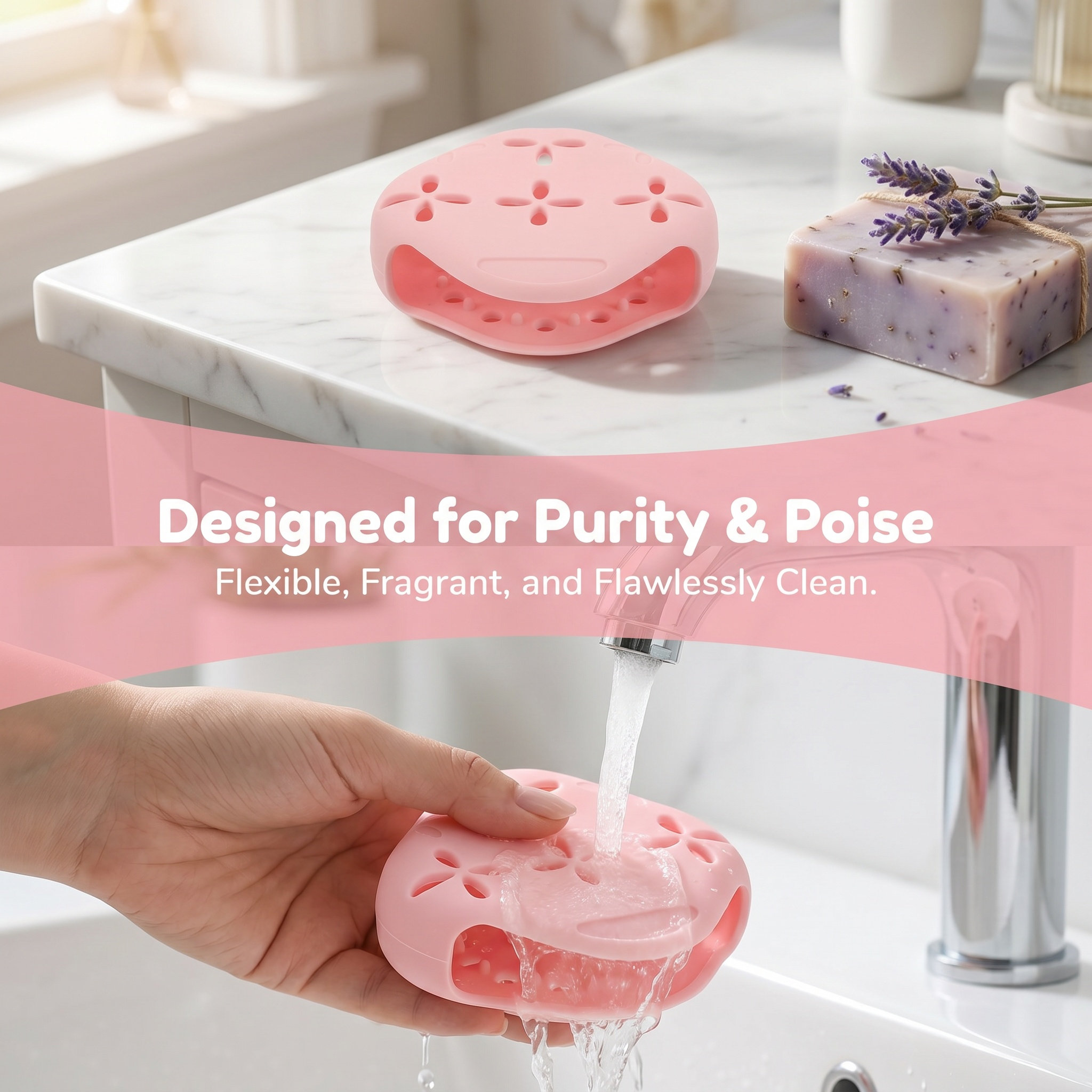 Silikonowa taca do łazienki, a – Soap Dish Draining recenzja i cena